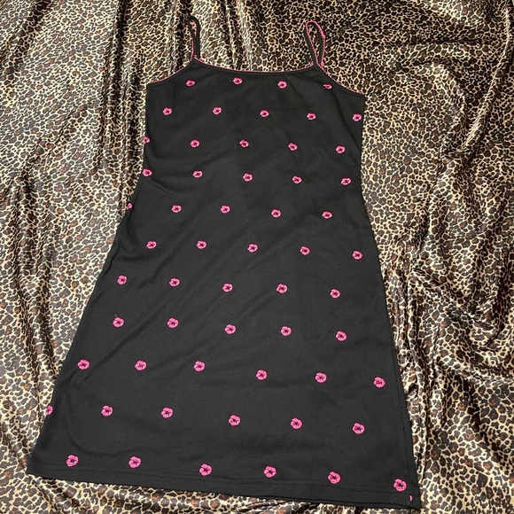 Y2k Chain Reaction Embroidered Flower Midi Dress - Picture 6 of 11